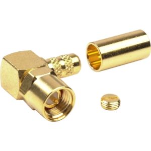 Amphenol RF SMA M RT Angle Long Barrel Conn for BZC Amphenol RF