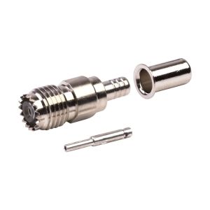 Amphenol RF MiniUHF Female Crimp-RG58 Amphenol RF