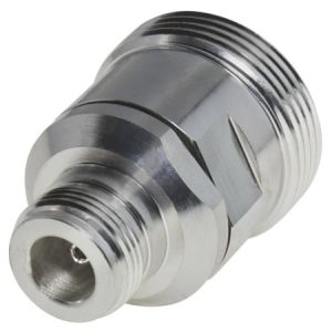 RF Industries - 7/16 DIN Female to N Female barrell adapter