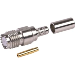 Amphenol RF MiniUHF Female Crimp-RG58 Amphenol RF