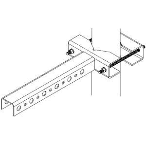 ANDREW an Amphenol company Small Star Support T Bracket ANDREW an Amphenol company