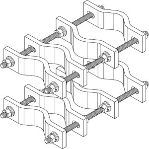 ANDREW an Amphenol company Pipe to Pipe Clamp ANDREW an Amphenol company