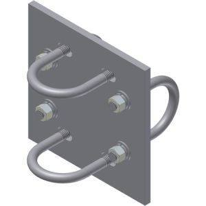 ANDREW an Amphenol company Crossover Plate, 2-3/8"-3-1/2" ANDREW an Amphenol company