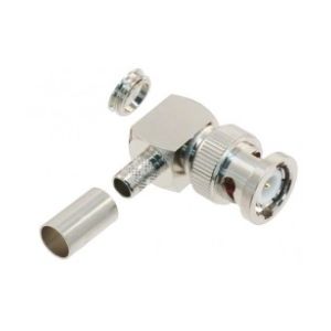 Amphenol RF BNC M Right Angle Crimp for RG-8X LMR240 Amphenol RF