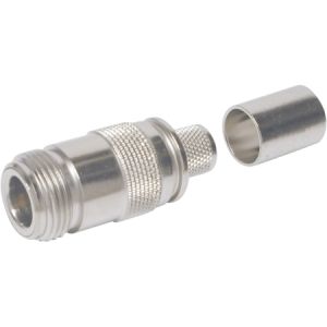 Times Microwave Systems, Inc. N-Female Crimped Gold Body for LMR-400 Times Microwave Systems, Inc.