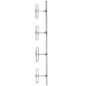 Sinclair Technologies Inc. - 138-174MHz 8.5dB 4 Element Dipole Antenna,1/2 Wave