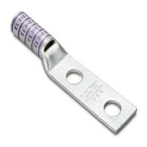 Burndy LLC CoppLug 2Hole/W/InspWndow#8AWG 1/4" Stud Burndy LLC