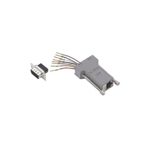 L-Com Connectivity Product Shielded Modular Adpt, DB9 M / RJ45 Jack L-Com Connectivity Product