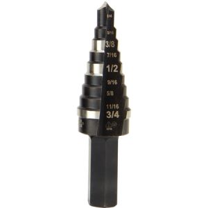 Klein Tools, Inc. Unibit 9-Step Bit 1/4-3/4", 16th incs Klein Tools, Inc.