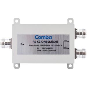 Comba Telecom Inc. 555-2700MHz 2Way Pwr Spltr Wilkinson N/F Comba Telecom Inc.