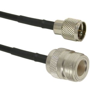 Ventev - 1' RG58 Jumper NF - Mini-UHFM