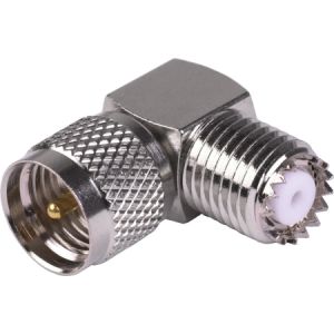RF Industries, Ltd. Mini-UHF/M - Mini-UHF/M Rt. Angle Adpt. RF Industries, Ltd.