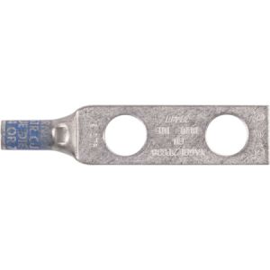 Burndy LLC 2 Hole Stand. Lug #6 str Burndy LLC
