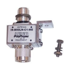 PolyPhaser Bulkhead Arrester,N/F-N/M PolyPhaser