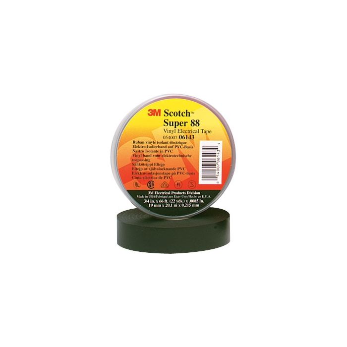 3M Products - Electrical Tape Black, type 88 2x 108'/1 roll